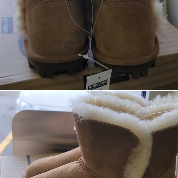 Kirkland Signature Ladies Genuine Shearling Boots - Picture 2 of 5